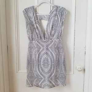 Plunging Neckline, Backless Cocktail Dress